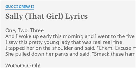 sally that girl lyrics